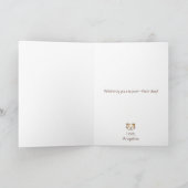 Kattenpatroon voor aangepaste kattenbroodjes op za kaart (Binnen)