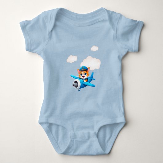 Kattenpiloot Romper (Voorkant)