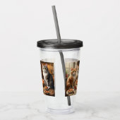 Kattenpizza Avond, Acryl Drinkbeker (Links)
