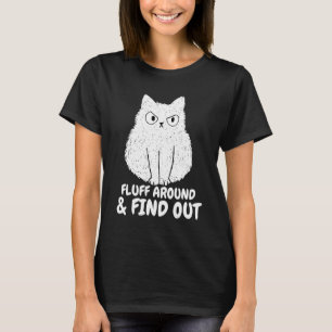 Kattenpluis Rondklooien en Uitvinden grappige Humo T-shirt