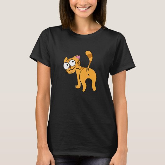 Kattenpoes Anus T-shirt (Voorkant)