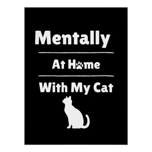 Kattenpoes Perfect Poster (Voorkant)