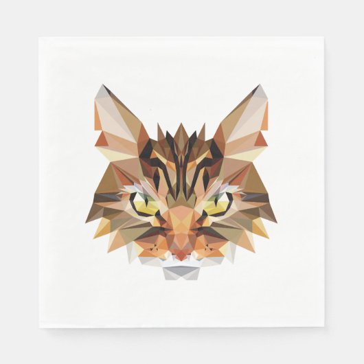Kattenpolygoon Servet (Voorkant)