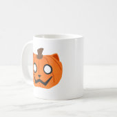 Kattenpompoen Jack-O-Lantern Halloween mok (Voorkant links)