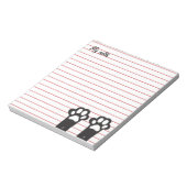 Kattenpoot Notitieblok (Linkerzijde)
