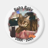 Kattenpoot print foto magneet (Voorkant)