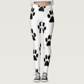 Kattenpootafdrukken Leggings (Voorkant)