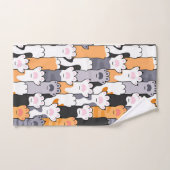 Kattenpootjes Patroon Bad Handdoek (Handdoek)