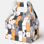 Kattenpootjes Patroon Bedankdoosjes (Voorkant)
