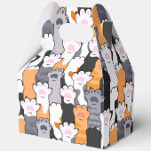 Kattenpootjes Patroon Bedankdoosjes (Achterkant)