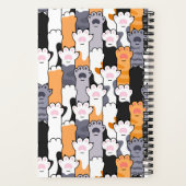 Kattenpootjes Patroon Notitieboek (Achterkant)