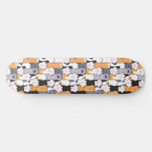 Kattenpootjes Patroon Persoonlijk Skateboard (Horizontaal)
