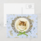  kattenportret briefkaart (Voorkant / Achterkant)