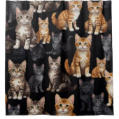 Kattenportret Douchegordijn (Voorkant)