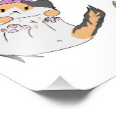 kattenposter foto afdruk (Hoek)