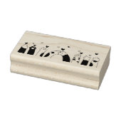 Kattenpoten en harten rubberstempel (Stempel)