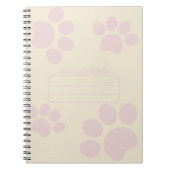 Kattenpoten journaal notitieboek (Voorkant)