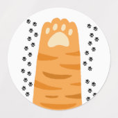 kattenpoten labels (Design 1)