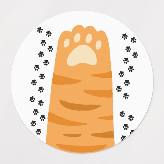 kattenpoten  labels (Design 1)