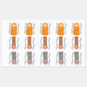 kattenpoten labels (Vel)
