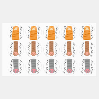 kattenpoten labels