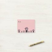 Kattenpoten Post-it® Notes (Op bureau)