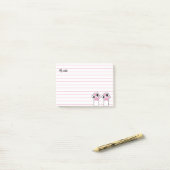 Kattenpoten Post-it® Notes (Op bureau)