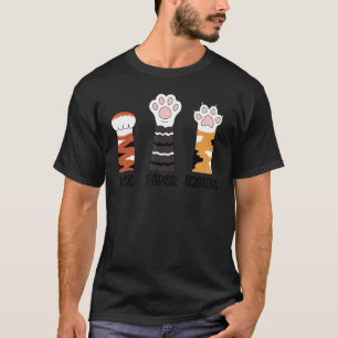 Kattenpoten Steen Papier Schaar Houdt Van Jongens T-shirt