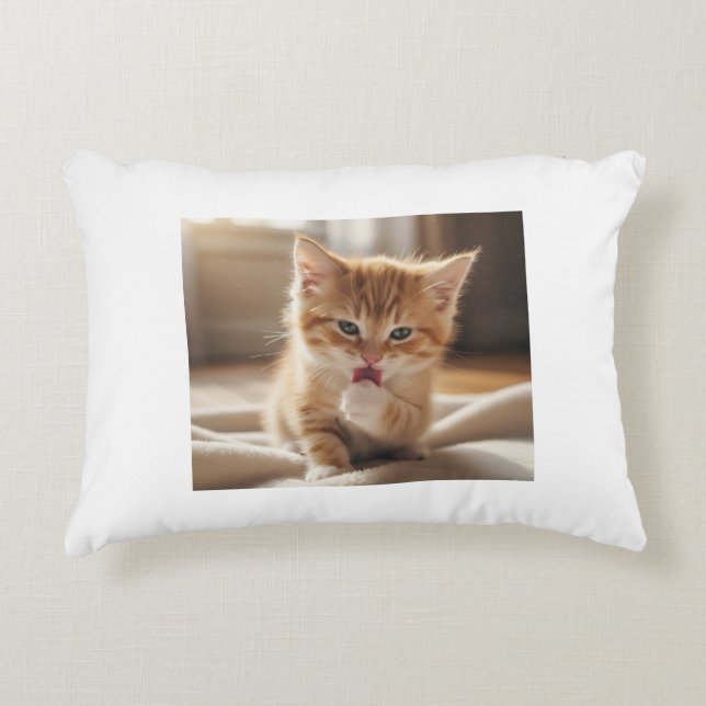 Kattenprint kussen (Voorkant)