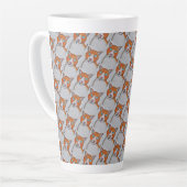 Kattenprint Latte Mok (Linkerhoek)