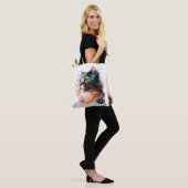 Kattenprint voor Kattenliefhebber Kat Mam Canvas t Tote Bag (Op model)