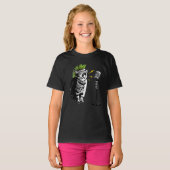 Kattenpunk, leuk grafisch T-shirt (Voorkant volledig)