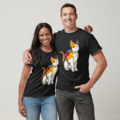 Kattenpupil schooltas t-shirt (Unisex)