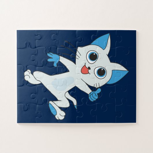 kattenpuzzel dansen legpuzzel (Horizontaal)