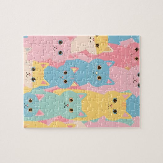 kattenpuzzel legpuzzel (Horizontaal)