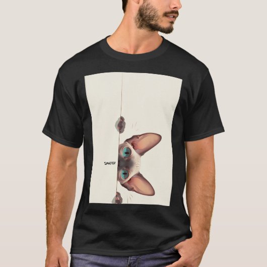 Kattenras Sphynx T-shirt (Voorkant)
