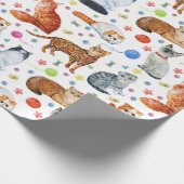 Kattenrassen Cadeaupapier (Hoek)