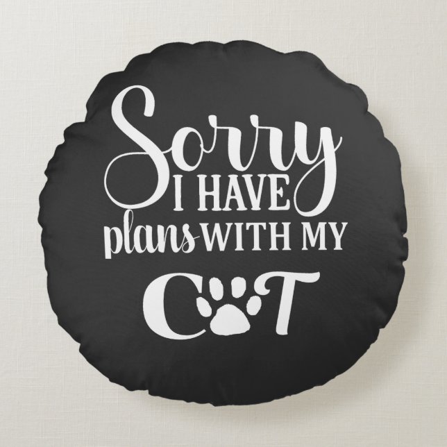 Kattenrassen voor mensen rond kussen (Voorkant)