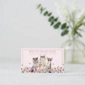 Kattenredding Adoptie Uitstulping Visitekaartje (Staand voorkant)