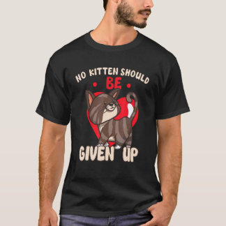Kattenredding Dierenrechten Redding Kattenadoptie  T-shirt