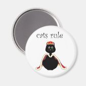 Kattenregel Magneet (Voorkant / Achterkant)