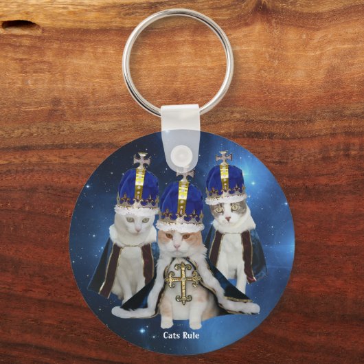 Kattenregel Sleutelhanger (Voorkant)