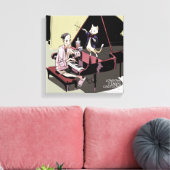 Kattenregel zelfs de Pianist Rick London Print (Insitu (Woonkamer))