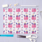 Kattenrendier Kerstvakantie Tissuepapier (Craft)