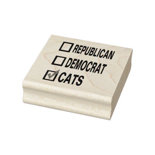 kattenrepublikeinse democraat RUBBER STAMP Rubberstempel (Stempel)