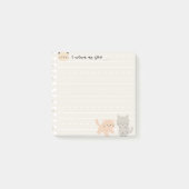 Kattenrooster Post-it® Notes (Voorkant)