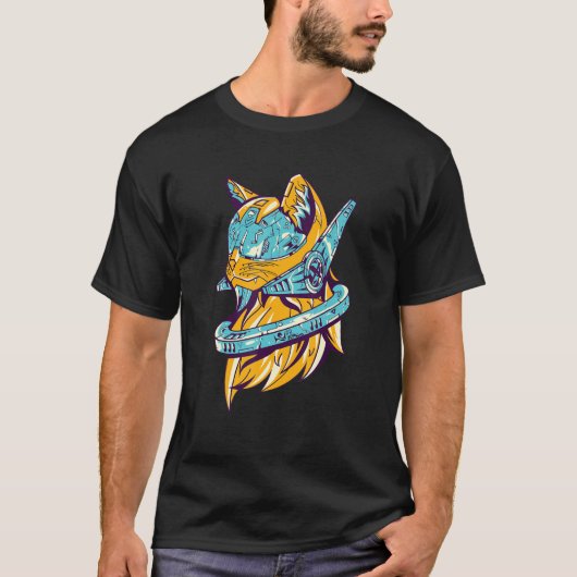 Kattenruimte voor astronaut t-shirt (Voorkant)