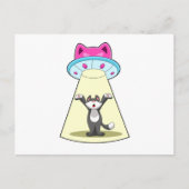 Kattenruimteschip Briefkaart (Voorkant)