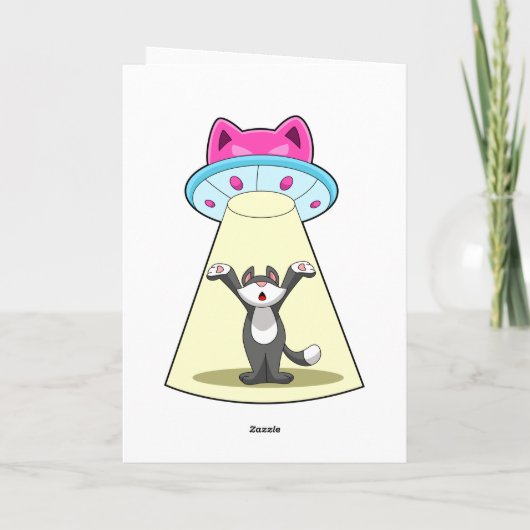 Kattenruimteschip Kaart (Achterkant)