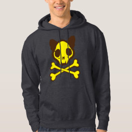  kattenschedel en kruisbeenderen hoodie